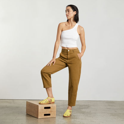 The Utility Barrel Pant | Golden Brown | Regular