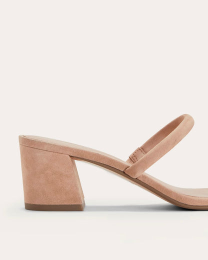 The Double Strap Heel | Blush Tan
