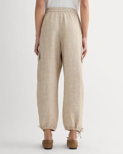 The Cargo Curve Pant in Linen | Cornstalk Chambray