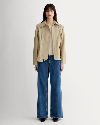 The Short Anorak | Trench Coat Khaki