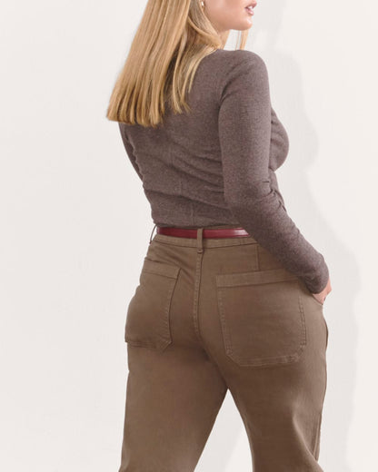 The Utility Barrel Pant | Cocoa | Regular