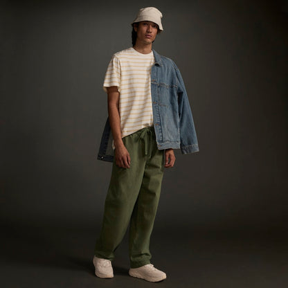 The Canvas Organic Cotton Drawstring Pant | Forest Green
