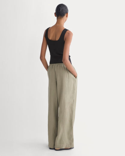 The Drawstring Pant in Linen | Overland