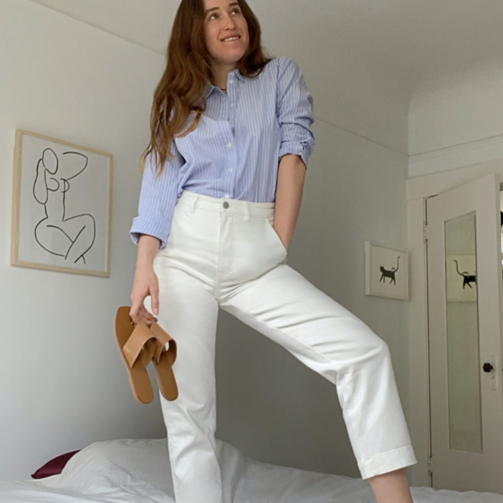 The Straight-Leg Crop | Bone | Regular