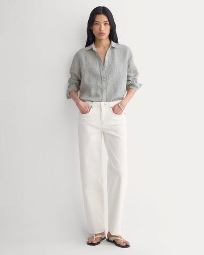 The Must-Have Shirt in Linen | Agave Green