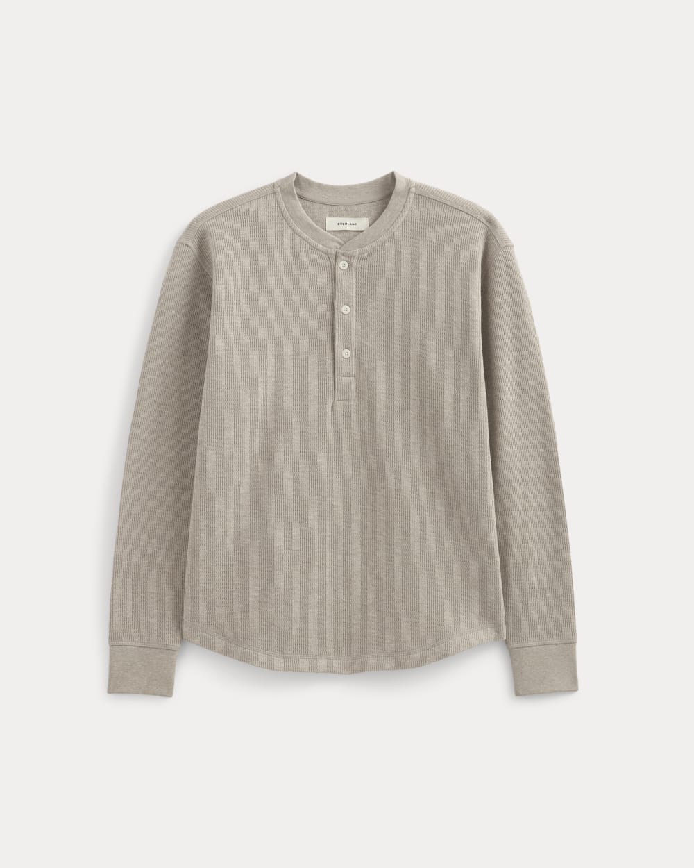 Thermal Henley in Cozy Waffle | Heathered Oatmeal
