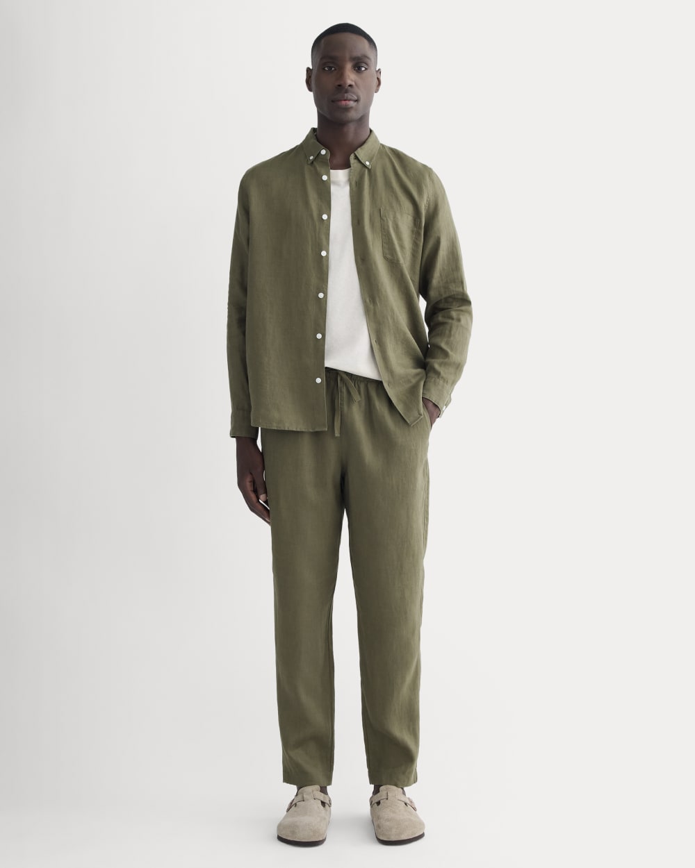 The Linen Easy Pant | Kalamata