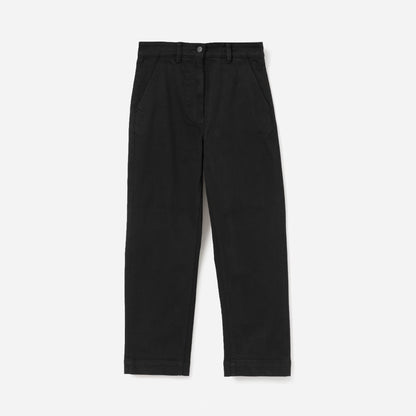 The Straight-Leg Crop | Black | Regular