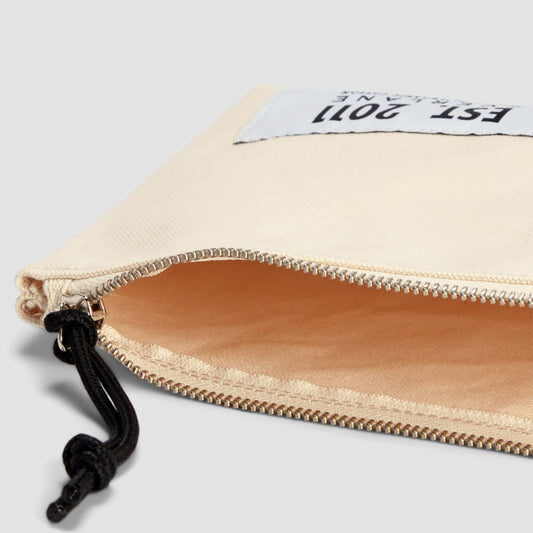 The Organic Canvas Pouch | Natural