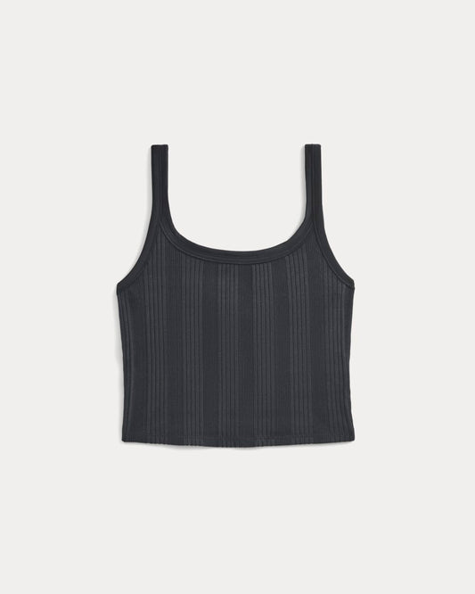 Lounge Rib Tank | Navy