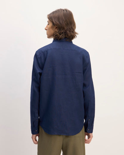 The Classic Shirt in Linen | Navy