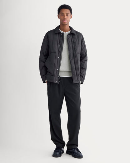 ReNew Vertical-Quilted Jacket | Black