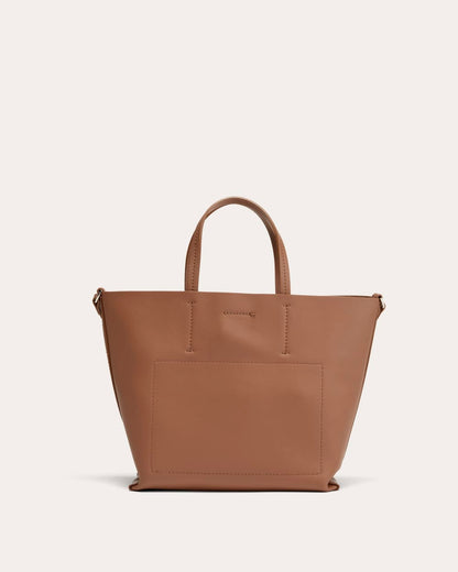 The Luxe Italian Leather Crossbody | Cognac