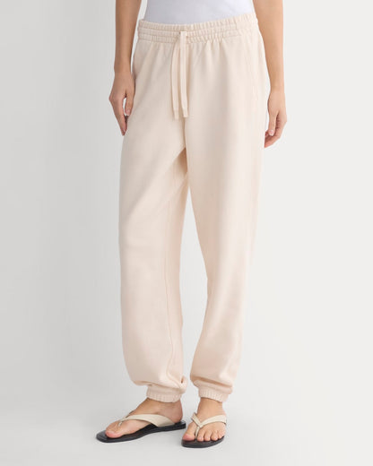 Lightweight Terry Jogger | Parchment