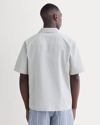 The Seersucker Resort Shirt | Dutch Blue / Natural