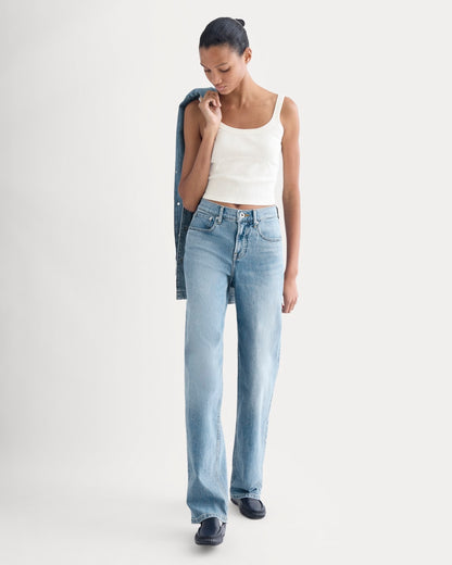 The Column Jean | Vintage Light Indigo | 31" Inseam