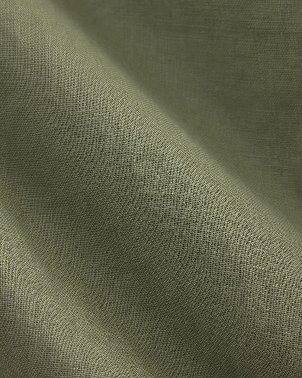 The Drawstring Pant in Linen | Lichen Green