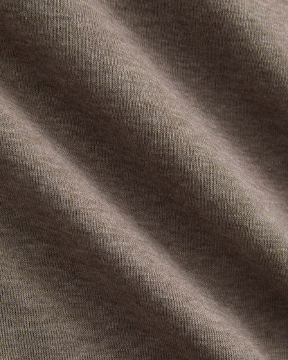 Tissue Boatneck Top | Heathered Chocolate Chip