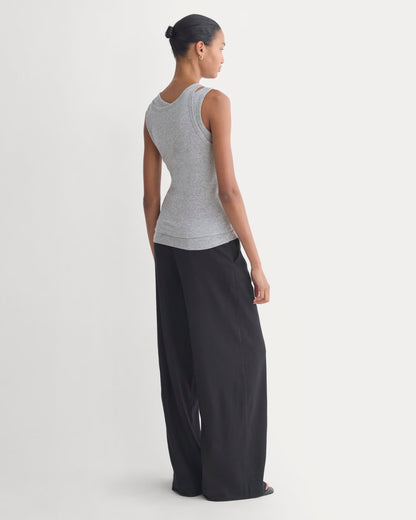 Tissue Layered Tank | Heathered Grey