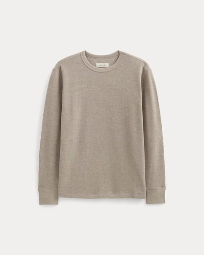 Thermal Crew in Cozy Waffle | Heathered Oatmeal
