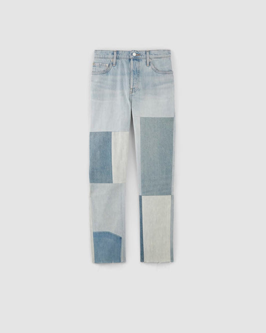 The ’90s Cheeky® Mended Jean | Patched Indigo | 26.5" Inseam