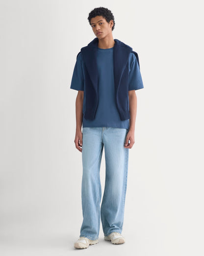 Archive Relaxed-Fit Cotton Crew | Midnight Navy