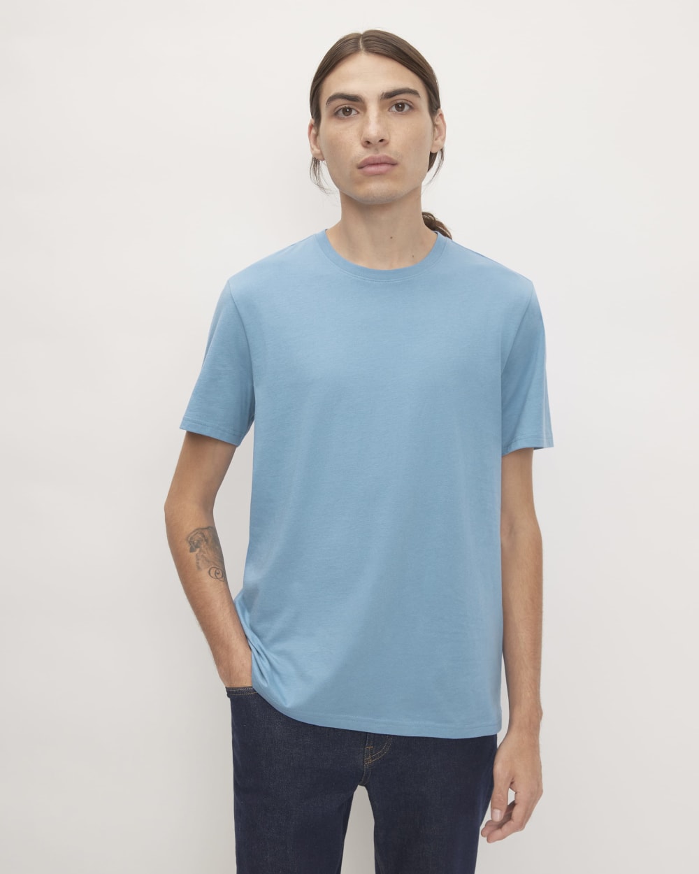The Essential Organic Crew | Heritage Blue