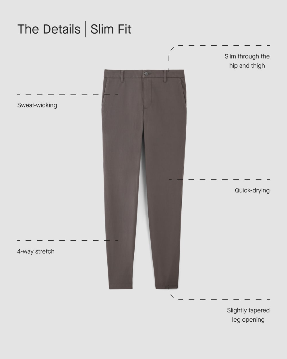 The Performance Chino | Uniform | Toasted Coconut | Slim