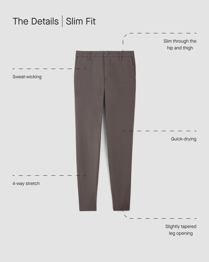 The Performance Chino | Uniform | Chocolate Brown | Slim