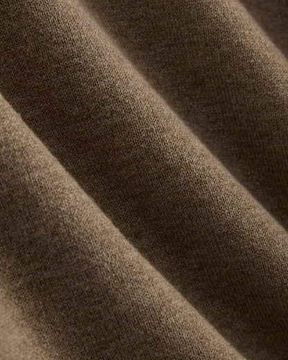 Luxe Merino Double-Knit Sweater | Taupe Melange