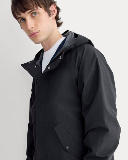 The Re:Cycled Archival Anorak | Black