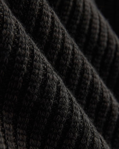 The Cozy Rib Funnel-Neck | Black