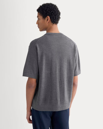 Ultrasoft Sweater Tee | Heather Mid Charcoal