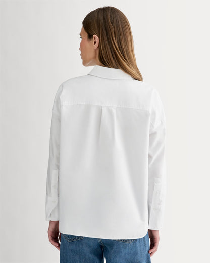 The Boxy Oxford | White