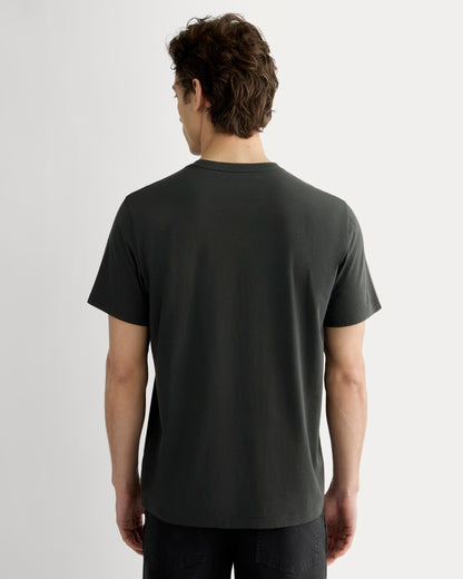 The Essential Organic Crew | Washed Black