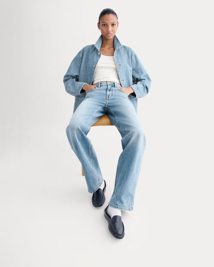 The Column Jean | Vintage Light Indigo | 33" Inseam