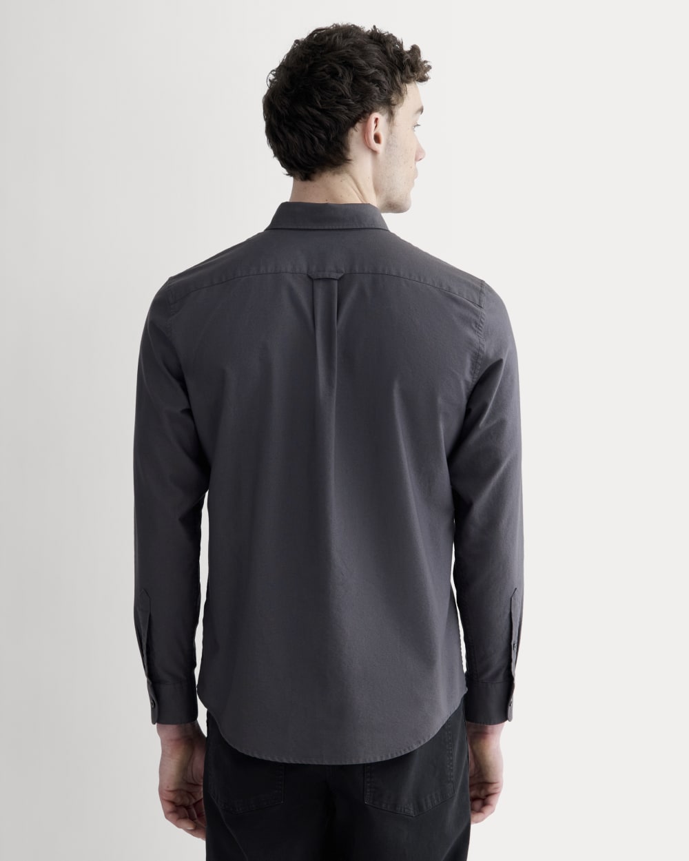 The Slim Oxford Shirt | Slate Grey | Tall
