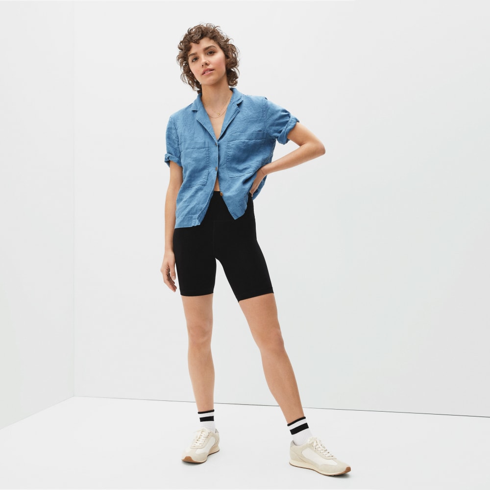 The Linen Workwear Shirt | Aegean