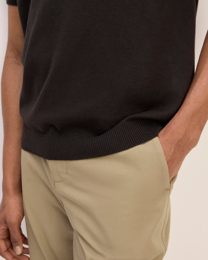 The No-Sweat Polo | Black