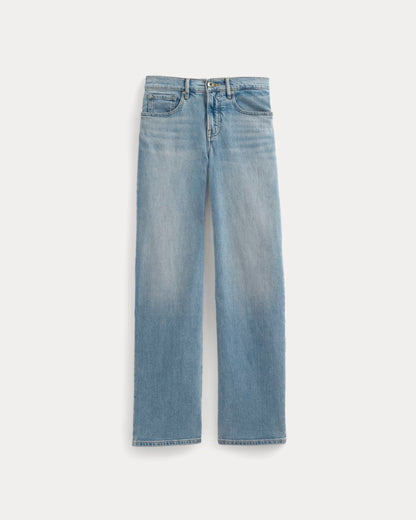 The Column Jean | Vintage Light Indigo | 33" Inseam