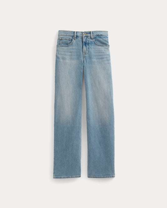 The Column Jean | Vintage Light Indigo | 33" Inseam
