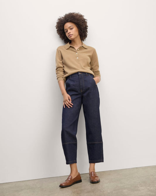 The Utility Barrel Jean | Pure Blue | Regular