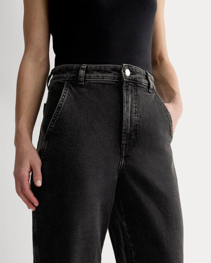 The Utility Barrel Pant | Washed Black | Regular