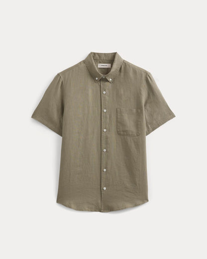 The Classic Short-Sleeve Shirt in Linen | Overland
