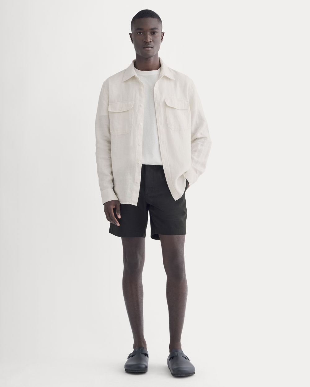 The Pull-On Performance Chino Short | Black