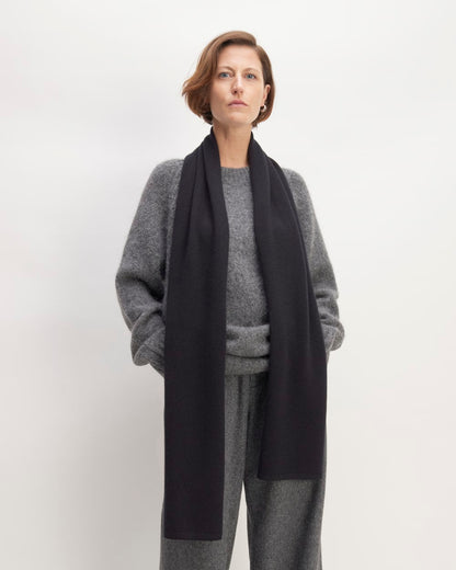 The ReCashmere Scarf |  Black