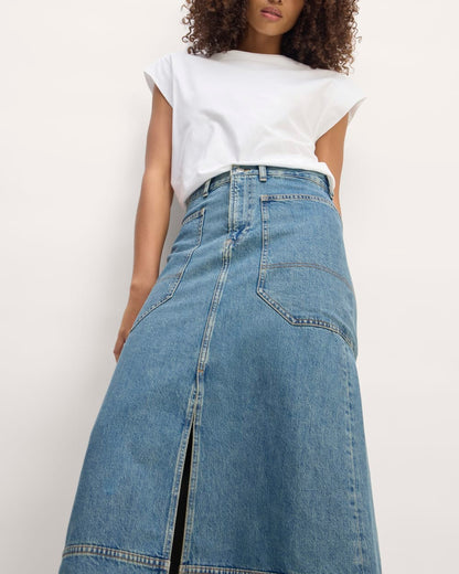 The Gardener Skirt | Medium Indigo