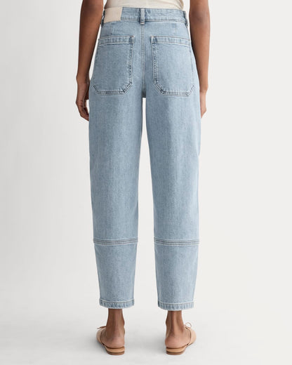 The Utility Barrel Pant | Light Indigo | Regular