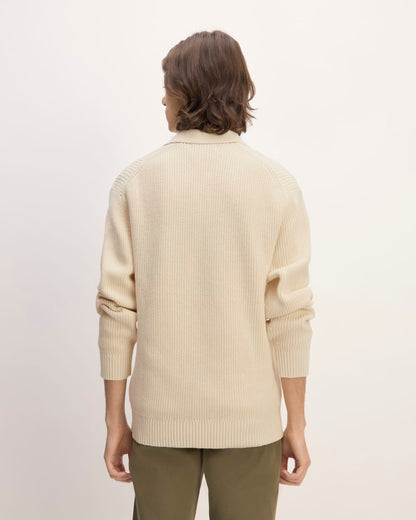 The Cotton Chunky Rib Polo | Canvas