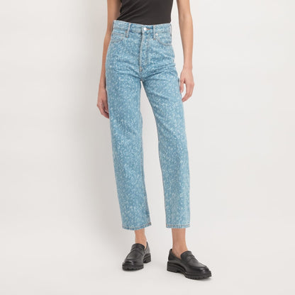 The Rigid Way-High® Jean  | Light Painterly Strokes | 27.5" Inseam
